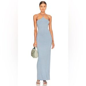 Weekend Stories Light Blue Maxi Dress